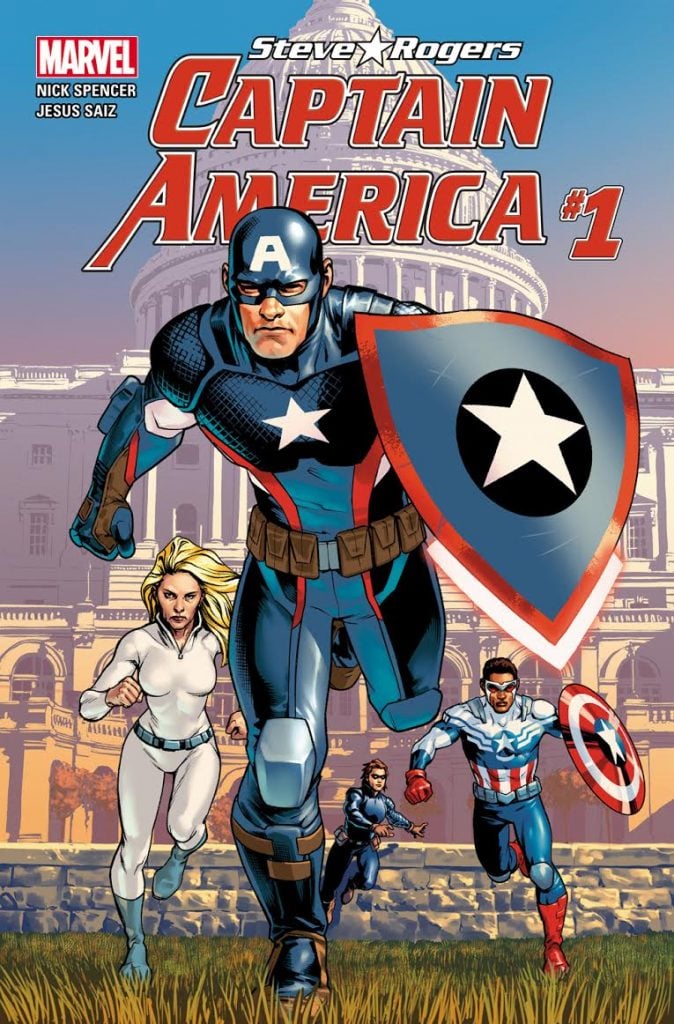 Captain America Steve Rogers cover