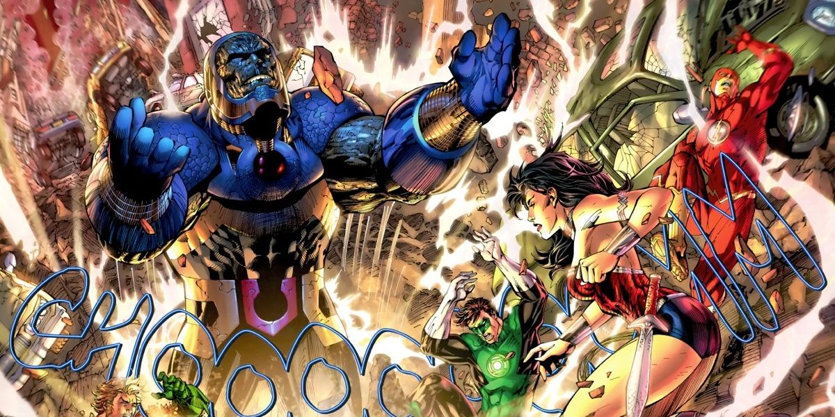 Darkseid-Fighting-The-Justice-League-Comic