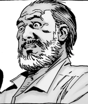 Gregory in the comics, by Charlie Adlard.