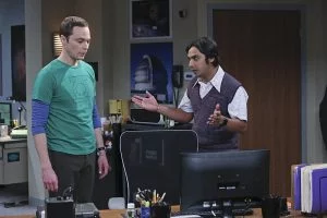 bbt raj and sheldon talk asteroid