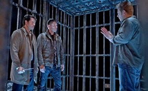 Dean and Castiel find themselves face-to-face with Lucifer