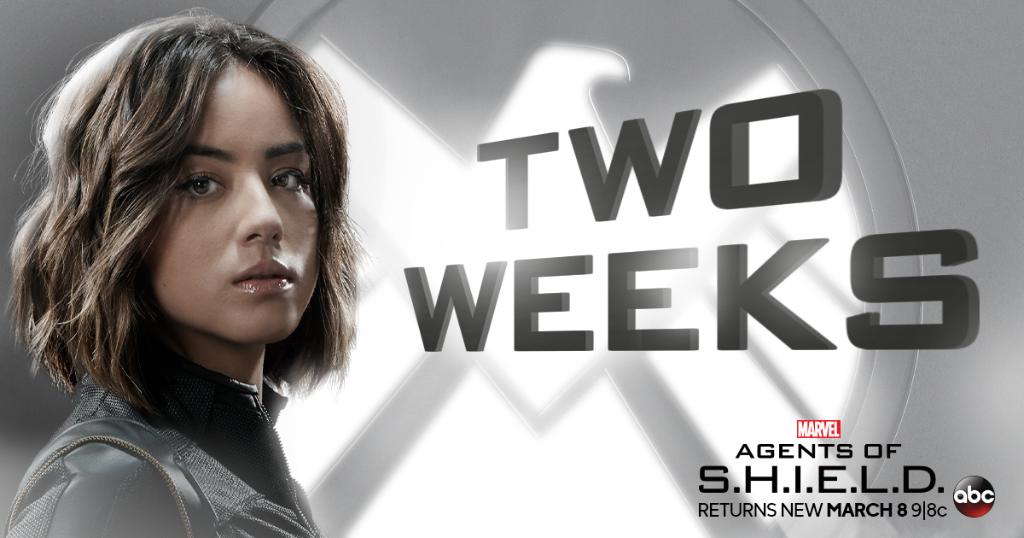 Agents of SHIELD 2 weeks banner