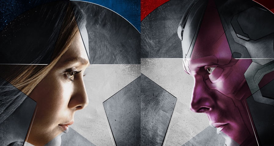 Captain America Civil War Scarlet Witch and Vision