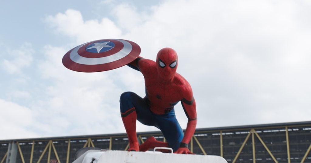 Captain America Civil War Spiderman still 1