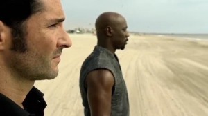 Lucifer taps his brother Amenadiel to help with his search for the wings