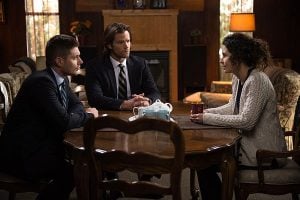 Sam and Dean pay a visit to Mary Henderson, the woman saved by Rufus and Bobby.