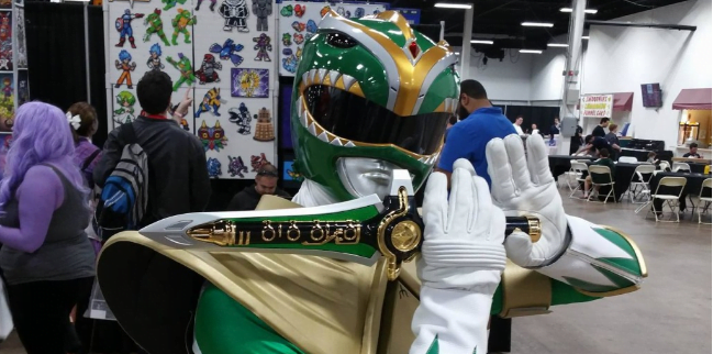 Green Power Ranger Great Philadelphia Comic-Con 2016