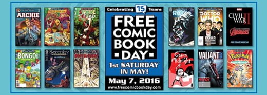 free comic book day 2016