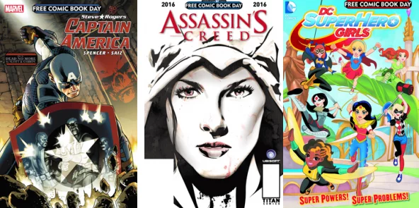 free comic book day comics