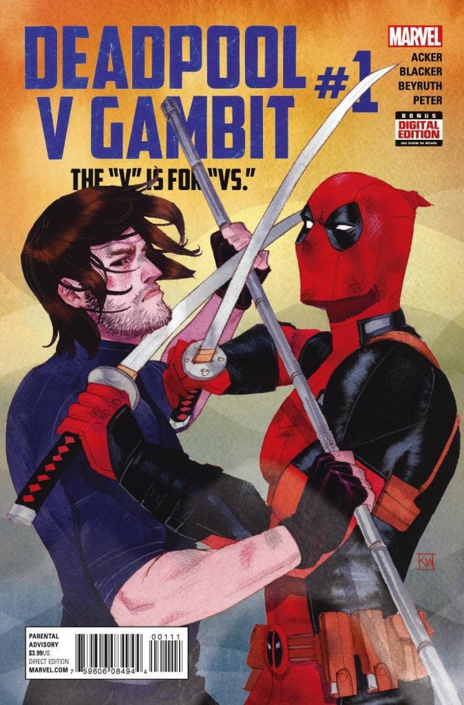 Deadpool v Gambit 1 cover