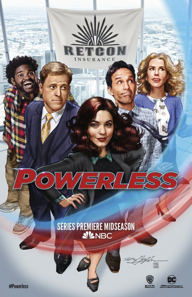 Powerless SDCC poster