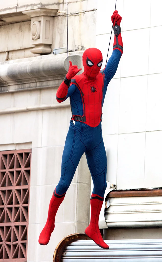 spiderman in harness