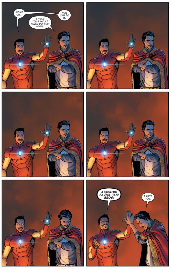 Iron Man Doctor Strange Awesome Facial Hair Bros