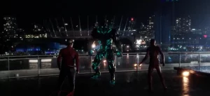 ...he even volunteers to get his teeth kicked in by Savitar.