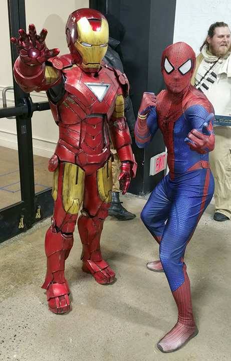 iron man and spiderman