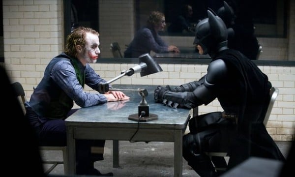 The Dark Knight Heath Ledger Joker Batman Christian Bale