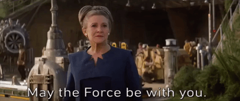  Carrie Fisher in The Last Jedi