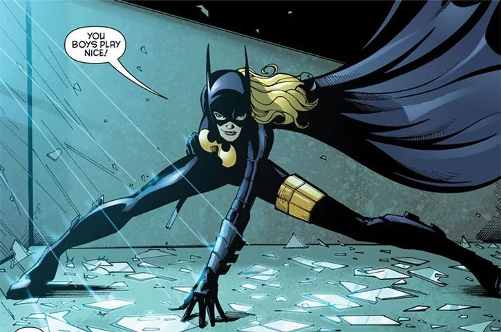 Batgirl comic panel