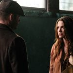 Supernatural -- "Stranger in a Strange Land" -- Image Number: SN1401a_0345b.jpg -- Pictured (L-R): Jensen Ackles as Dean/Michael and Danneel Ackles as Anael -- Photo: Bettina Strauss/The CW -- ÃÂ© 2018 The CW Network, LLC All Rights Reserved
