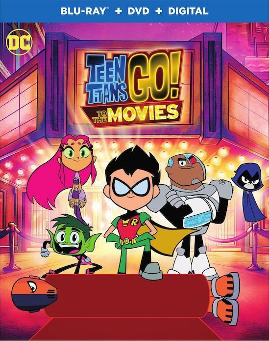 Teen Titans Go! To The Movies Blu-ray cover