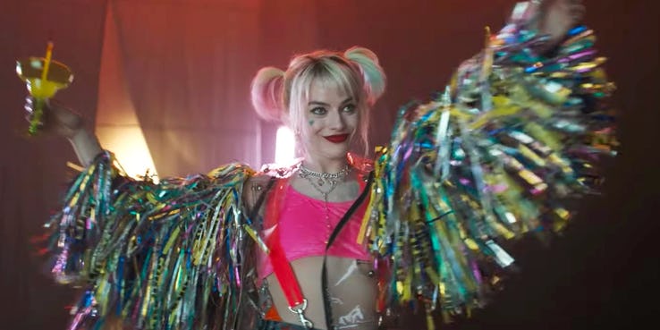 Margot Robbie reprises her role as Harley Quinn in Birds of Prey 