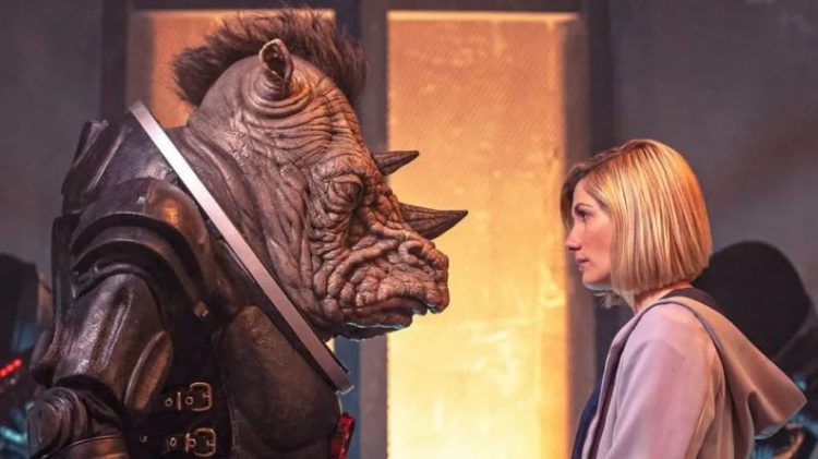 Doctor Who 12th Doctor and a Judoon