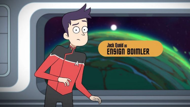 Ensign Boimler in Star Trek: Lower Decks
