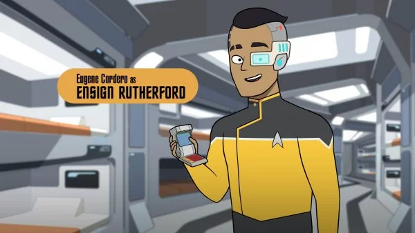 Ensign Rutherford in Star Trek: Lower Decks