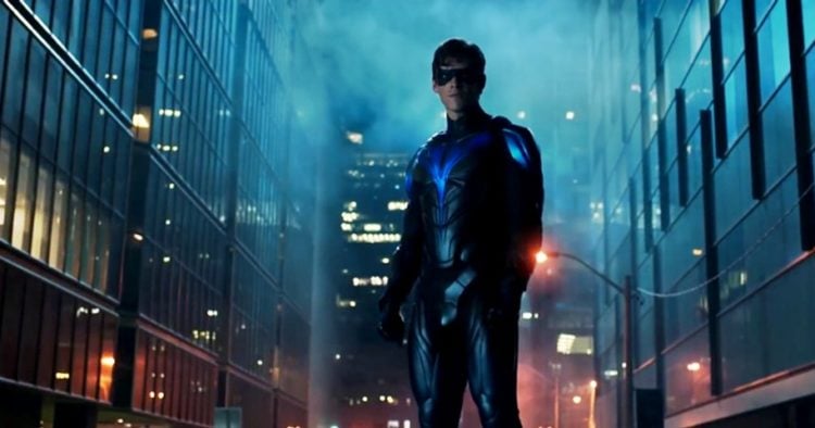 Titans screen shot of Nightwing