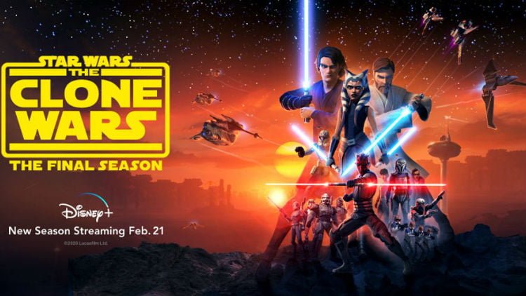 Clone Wars Disney+ title image