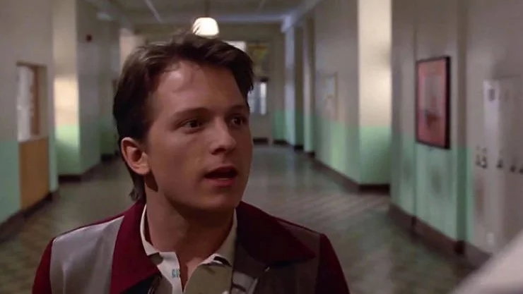 Tom Holland as Marty McFly in deep fake video of Back to the Future